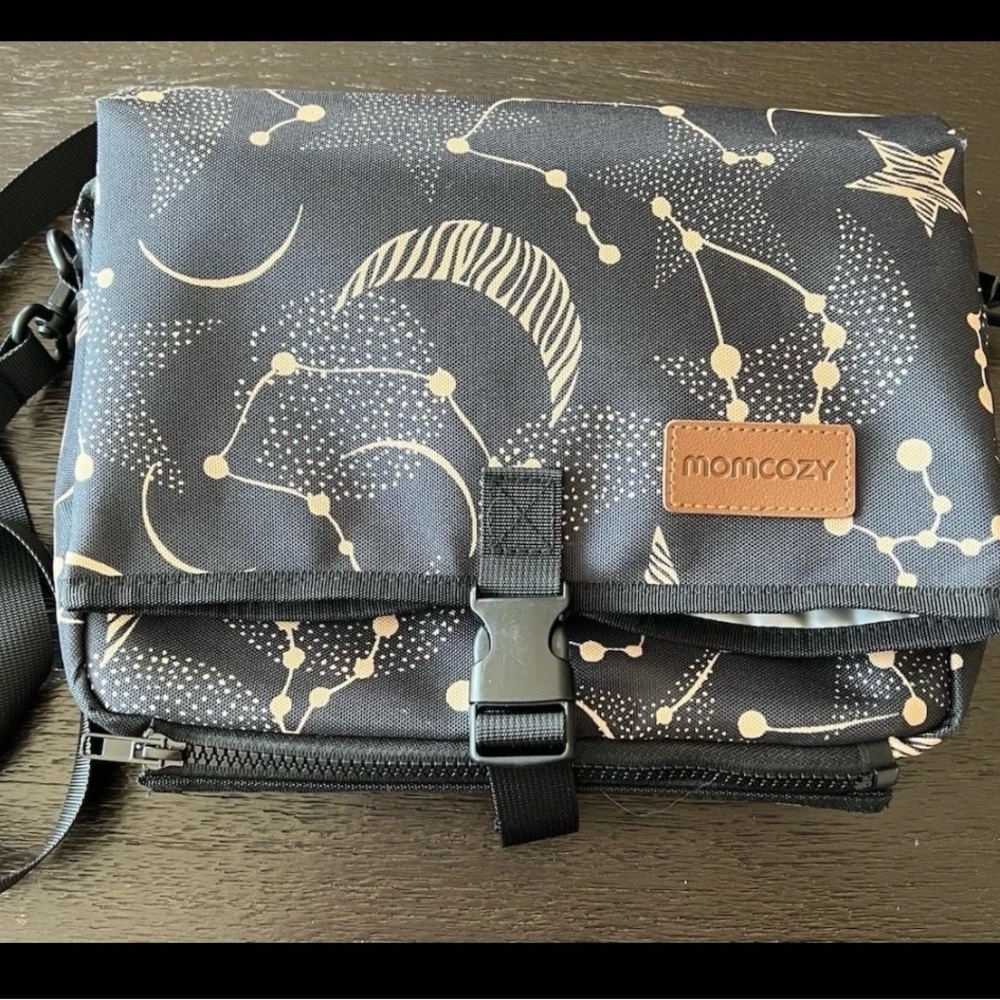 Momcozy Cross Body Diaper Bag In starry Night